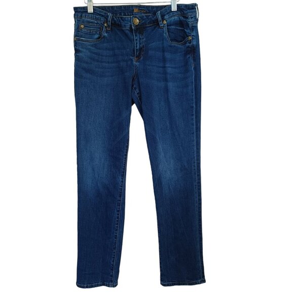 Kut from the Kloth Womens Medium Blue Wash Denim Size 8 - Picture 2 of 14